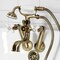 Kingston Brass Tub Wall Mount Clawfoot Tub Faucet with Hand Shower, Antique Brass KS229PXAB - alternate 2